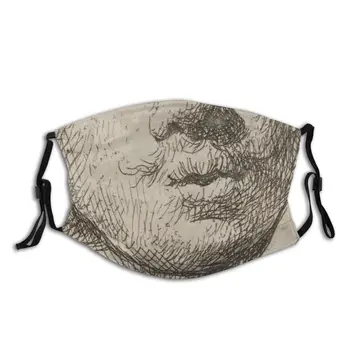 Rembrandt Autoportret моющийся modni usta maska za lice ветрозащитный prašinu s filtrima uho poklopac zaštitni poklopac na respirator