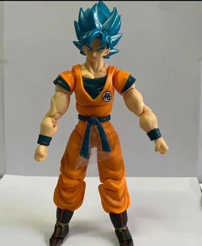 SHF Son Goku Blue Super Blue Gokou figurice model igračke poklon za Božić