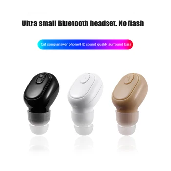 X7 Single Ear Mini Bluetooth slušalice 5.0 bežične slušalice 60 ma podrška zaslona baterija 5-6 sati razgovora s mikrofonom 3 boje
