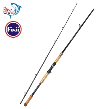 RoseWood 2.1 m 2.4 m Casting Canne H XH Power 15KG Baitcasting Casting Rod Saltwater Beach Fishing Tackle