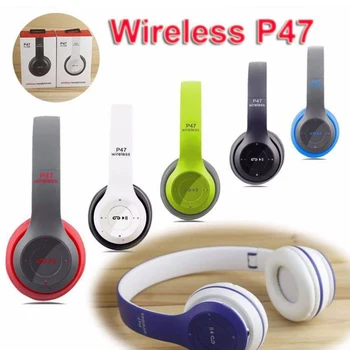 Slušalice P47 Wireless BLUETOOTH 4.2 + EDR specifikacija za bluetooth stereo slušalice sklopivi 5 boja na izbor pluća bežični glazbeni slušalice