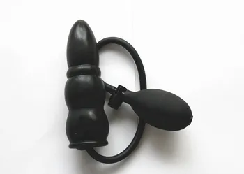 HOWOSEX New huge Inflatable Analni Plug Dildo Pump Penis Massager Cock Analni Sex Toy Butt Plug Blow-Up Expandable for Women/Men