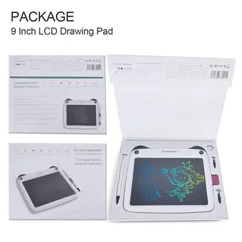 Enotepad 9-inčni LCD tablet za snimanje slika tableta zaštita očiju boje i prašine pisanje tableta LCD slika tableta