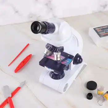 80-450х mikroskop kit znanstveni laboratorij LED biološki mikroskop lupa početna škola edukativne igračke za djecu optički instrumenti