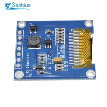 0.95 inča 96 * 64 SPI boji OLED zaslon 7-pinski DIY modul 96x64 LCD zaslon za Arduino SSD1331 upravljački SKLOP 3.3 V 5V visoke kvalitete