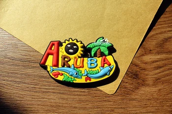 Karipskom moru Aruba turistički Turistički suvenir 3D gume ukrasni Magnet za hladnjak slatko dar ideja