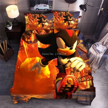 Twin Full Queen Krevetom Komplet Posteljinu Sonic The Jež Deka Torbica Deka Jastučnice Meka Posteljina Tekstila Za Domaćinstvo