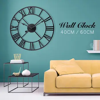 40/60 cm nova moda moderni okrugli metalni zidni sat proces lemljenje vrlo izdržljiv za kabinet ureda dnevne sobe kafića i sl