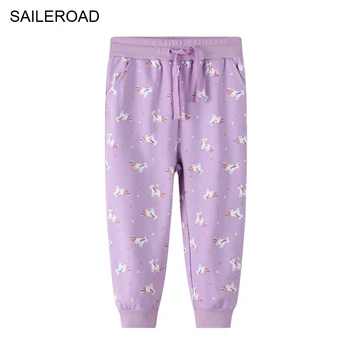 SAILEROAD 2-7 godina tople sportske hlače za djevojčice Jednorog hlače za djecu Djeca mala djevojčica hlače hlače zimske hlače
