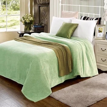 Camel Флисовое deka deka topla mekana smeđa Japanski stil baciti na kauč/krevet/avion/putovanja veo krevetu zelena