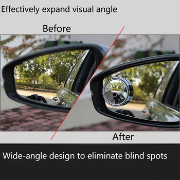 BOAOSI 2x slijepa mrlja auto ogledalo 360 podesivo retrovizor za Hyundai solaris accent i30 ix35 i20 elantra santa fe tucson getz