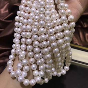 Prirodni slatkovodni biseri, perle, visoka kvaliteta 45 cm udarac free perle za DIY žena elegantna ogrlica narukvica nakit