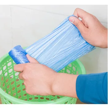 2020 5 rola 100pc vrećice za smeće solidne jednokratni plastični genetika Kuhinja Kupaonica vrećice za smeće čišćenje sredstva za čišćenje