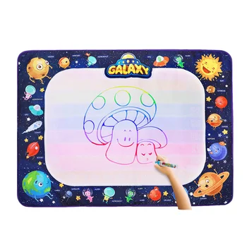 Draw Toy Magic Water Drawing Mat Educational Igračke Book Board Paint Set For Kids Obrtni Painting Writing Doodling Galaxy Planet