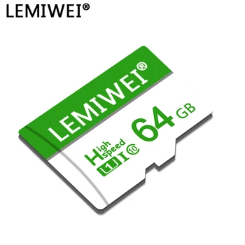 Memorijska kartica Lemiwei 64GB 32GB, 16GB i 8GB s adapterom Trans Flash Kartica je High Speed TF Card kompatibilan s telefonom