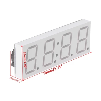 DS3231 Electronic DIY 0.8 inch Dot Matrix LED Clock Kit 4 znamenkasti display 5V Mciro USB auto sat