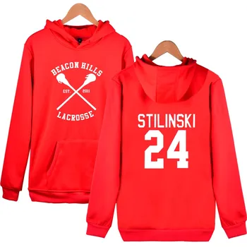 2017 božićni poklon Stilinski 24 sportski odijelo ogroman hoodies veste ulica moletom Teen Wolf Muškarci Žene 4xl