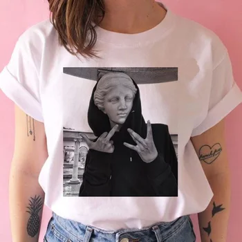 Vaporwave estetski majica japanska Ženska t-shirt David Bowie ženska odjeća vintage grafički t-shirt hip-hop harajuku Casual