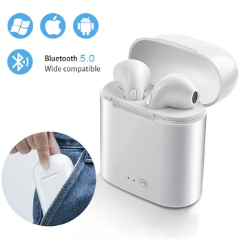 I7s TWS 5.0 Bluetooth slušalice su Bežične slušalice sportske slušalice sa punjača mikrofon Bluetooth slušalice za sve telefone
