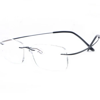 YIMARUILI ультралегкая neto Титановая okvira za naočale rimless muški super elastična β nožna rama žene kratkovidnost рецептурная okvira za naočale