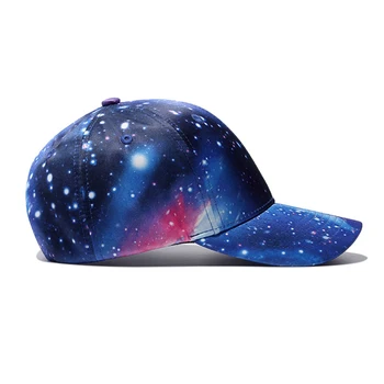2019Summer 3D Printing Baseball Cap Hip Hop Street Style Cap Hat Rapper Outer Space Galaxy Caps Street Dancer Dance Caps Hat Men