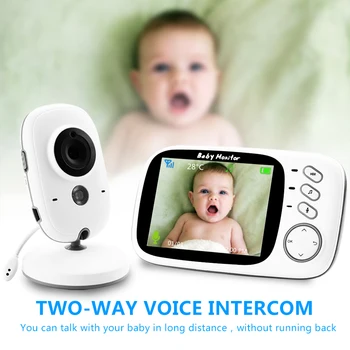 VB603 bežični video u boji baby monitor s 3,2 inčnim LCD zaslonom 2-sistemski audio razgovor noćni vid nadzor skladište sigurnosti usluga