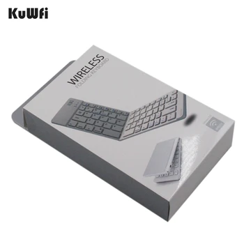 KuWfi Ultra Slim Wireless Bluetooth Keyboard Bežična Bluetooth 3.0 sklopiva tipkovnica je univerzalna za Android uređaje Windows IOS