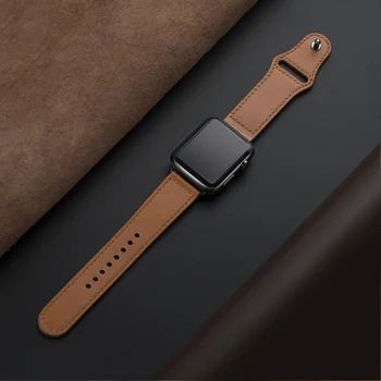 Prirodna koža petlja remen za apple watch band 42 mm 44 mm 38 mm 40 mm iwatch remen za apple watch 6 5 4 3 2 1 44 mm 42 mm