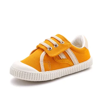 Novi djeca platnu cipele djeca apartmani Casual cipele i crna/žuta/bijela/plava/zelena/narančasta dječaci tenisice djevojke platnu cipele
