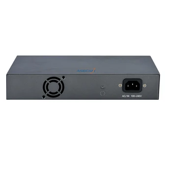 CCTV POE Switch 48V IP kamera s lukama 100 Mb / s IEEE 802.3 af/at Ethernet Switch je pogodan za bežični nadzor AP POE