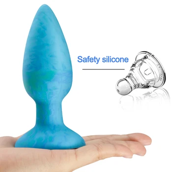 HWOK S/M / L silikonski analni čepovi analni čepovi seks-igračke za žene masažu prostate za muškarce peder odrasle мастурбаторов