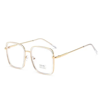 Modni rimless za naočale klasične kvadratni ženski metalni optički naočale računalo anti-plave svjetleće naočale gospodo rimless za naočale retro
