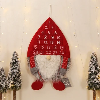Božićne Dekoracije Doma Božićni Crtani Šumski Ljudi Zidni Kalendar Adventski Kalendari Božićni Kalendar Zidni Privjesak