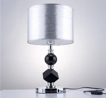 TUDA 30X48cm crna K9 Crystal lampe za europski stil lampe za spavaće sobe noćni kreativni Crystal lampe Besplatna dostava E27