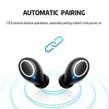 ROCKSTICK D015 TWS wireless 3D Stereo Bluetooth V5.0 slušalice prijenosni dodirna vodootporan sportski slušalice slušalice