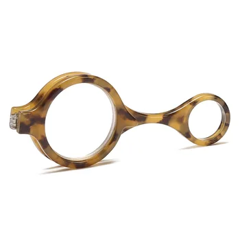 Okrugli sklopivi naočale za čitanje Muškarci Žene prijenosni visi na vratu naočale za dalekovidost +1.0 1.5 2.0 2.5 3 3.5 4.0