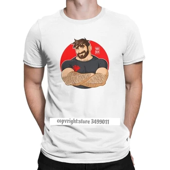 Gay Bear Adam Voli Crossing Arms T-Shirt Men Premium Cotton Tops T Shirt Bearded Bobobear Bobo Bear Pride LGBT Tee Graphic