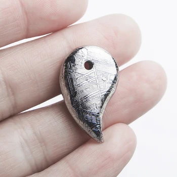 Pravi prirodni Jezera željezni meteorit srebro молдавит ovjes ženska ogrlica Magatama točka privjesak 6-12 g pad isporuka