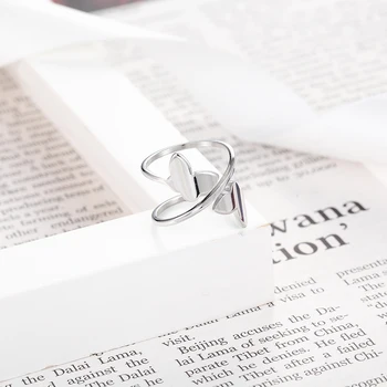 BAOLAISI modni dva cvijeta okrugli prsten za žene 316L angažman prstenovi od nehrđajućeg čelika prstenje zlatne boje nakit stranke prsten