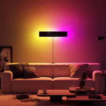 Nordic RGB LED Wall Lamp for Bedroom,Home Decoration Wall Living Light Dinging Room Colorful Indoor Party Rasvjete Lighting