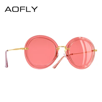 AOFLY BRAND DESIGN 2020 prevelike okrugle sunčane naočale nijanse za žene moda ženske polarizirane sunčane naočale stil UV400 A128