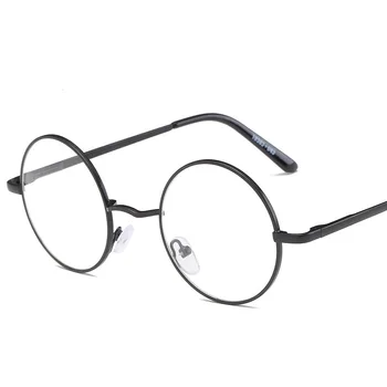 Cubojue Okrugli okvira za naočale, muške i ženske 45 mm naočale muški male naočale medusobno zglob naočale Janpanese Lennon Vintage Lažni