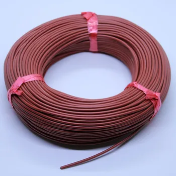 Crveni silikonski gumeni najdalje infracrveni podno sobnoj temperaturi karbonskih vlakana grijaći kabel grijaći kabel 220V