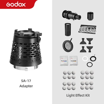 Godox SA-17 Snoot adapter za projektor Godox SA-P za Bowens Mount S30 VL150 SL-150W SL-200W VL200 VL300 LED stalno svjetlo