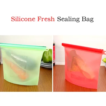 4kom silikon za višekratnu upotrebu морозильные torbe hrane za brtvljenje za pohranu torba za čuvanje hrane torba hladnjak svježe torbu mikrovalna pećnica grijanje