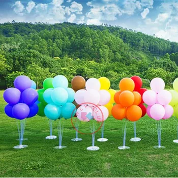 10-inčni balon ili baloni stupac štand prozirni plastični balon štap rođendan dekoracija djeca svadbeni pokloni za goste