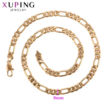 Xuping luksuzni muški pozlaćeni jednostavan Šarm poslasticu višeslojne moda vibre duga ogrlica nakit darove 45522