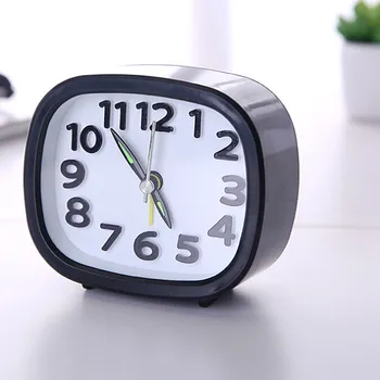 Kreativni Alarm Pravokutnik Mali Krevet Kompaktan Putovanje Kvarc Zvučni Signal Pokazivača Sat Modernog Dizajna Satova Reloj Despertador Hotsale
