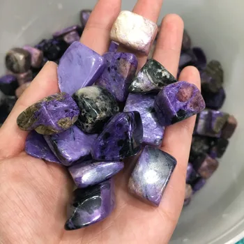 200 g prirodnog чароита zdrav Crystal violet чароит кувыркающийся kamen