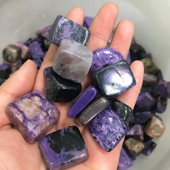 200 g prirodnog чароита zdrav Crystal violet чароит кувыркающийся kamen